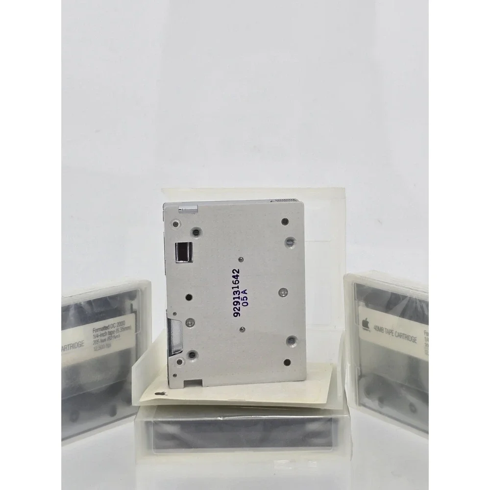 4 Lot Apple 40MB 40SC Tape Backup Cassette - M2640 SCSI Macintosh NOS OEM MO132